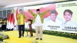 Ketua Umum Partai Gerindra Prabowo Subianto bersama Ketua Umum Golkar Airlangga Hartarto. (Dok. Tim Media Prabowo Subianto)