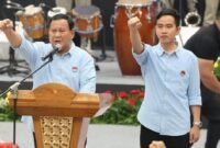 Calon presiden (capres) Prabowo Subianto dan calon wakil presiden (cawapres) Gibran Rakabuming Raka. (Instagram.com/@prabowo)
