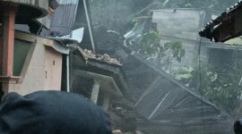 Kondisi rumah warga yang terdampak tanah longsor di wilayah Kabupaten Pemalang, Jawa Tengah. (Dok. BPBD Kabupaten Pemalang)