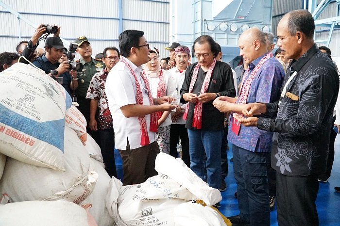 Launching Rice Milling Plant (RMP) Asosiasi Bank Benih dan Teknologi Tani Indonesia (AB2TI). (Dok. Dok. Tim Komunikasi Bapanas)