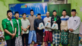 Peringati hari lahir Gerakan Pemuda Ansor ke-91, GP Ansor Kecamatan Cengkareng menggelar acara halal bihalal dan doa bersama di Yayasan Darus Salikin Bulaq. (Dok. GP Ansor Kecamatan Cengkareng)