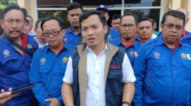 Pimpinan Pusat FSP KEP SPSI, Afif Johan menyampaikan dampak kenaikan gas untuk industri di Banten, Rabu (28/5/2025

