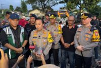 Kabid Humas Polda Metro Jaya, Kombes Ade Ary Syam Indradi di lokasi perkara.