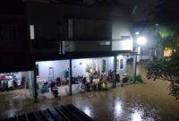Banjir Di Perumahan Daerah Setu, Kota Tangsel