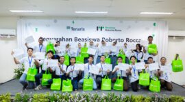 TenarisSPIJ memberikan beasiswa kepada sejumlah pelajar Cilegon