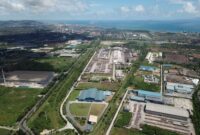 Foto udara kawasan industri di Cilegon yang dikelola PT Krakatau Sarana Properti (PT KSP)./ Dok. Istimewa


