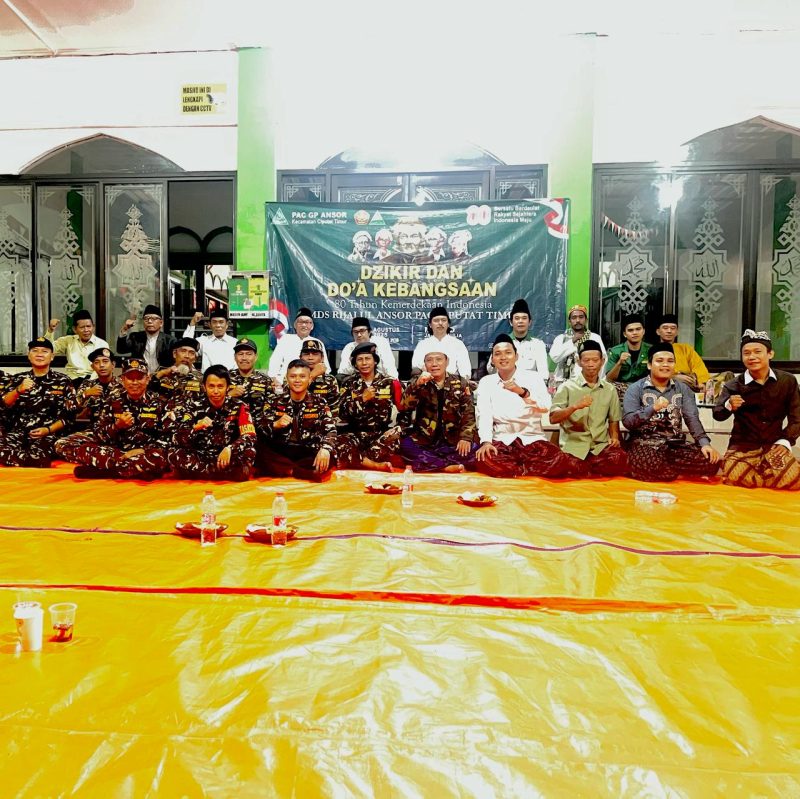 Rijalul Ansor Ciputat Timur Gelar Dzikir di Masjid Al Aulia