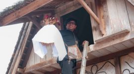 Prosesi Ngimahkeun Pare ka Leuit Adat Oleh Gubernur Banten Andra Soni