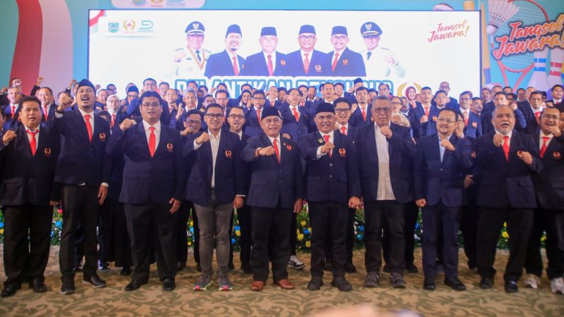 Resmi Dilantik, KONI Tangsel Langsung Target Juara Umum Porprov 2026