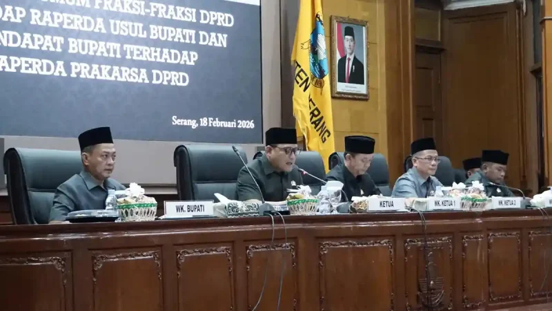 Pemkab Serang Percepat Pembahasan Raperda Lingkungan dan Persampahan

