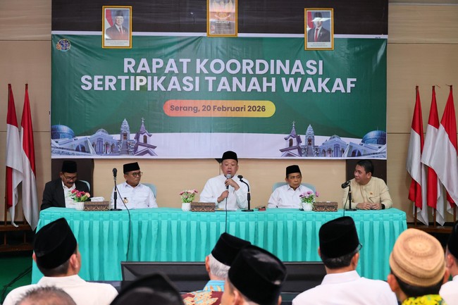 Tanah Wakaf di Banten Mulai Diamankan, Nusron: Ini Hak Umat
