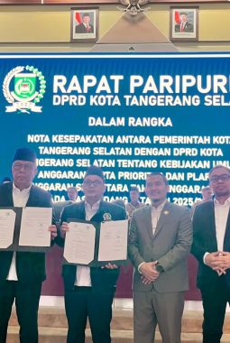 KUA-PPAS Disepakati, APBD Tangsel 2027 Diproyeksikan Rp4,96 Triliun