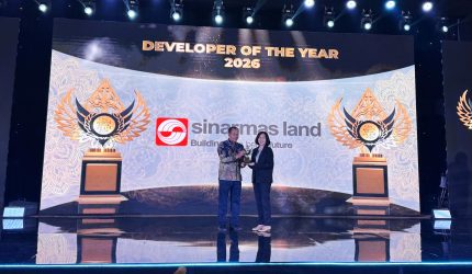 Sinar Mas Land berhasil meraih penghargaan Developer of the Year